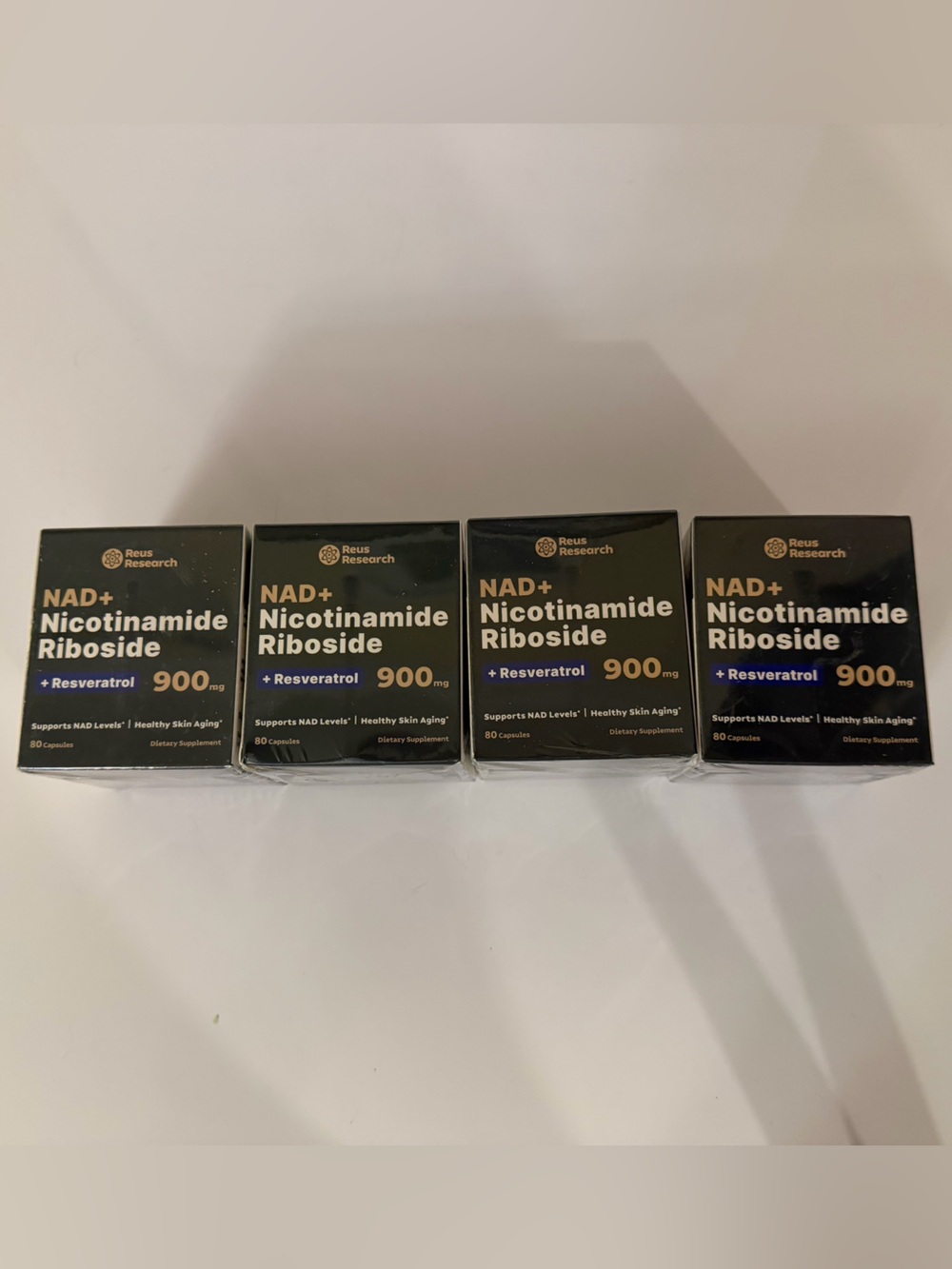 NEW - 4 Pack NAD+ Support Anti Aging Nicotinamide Riboside Reversterol